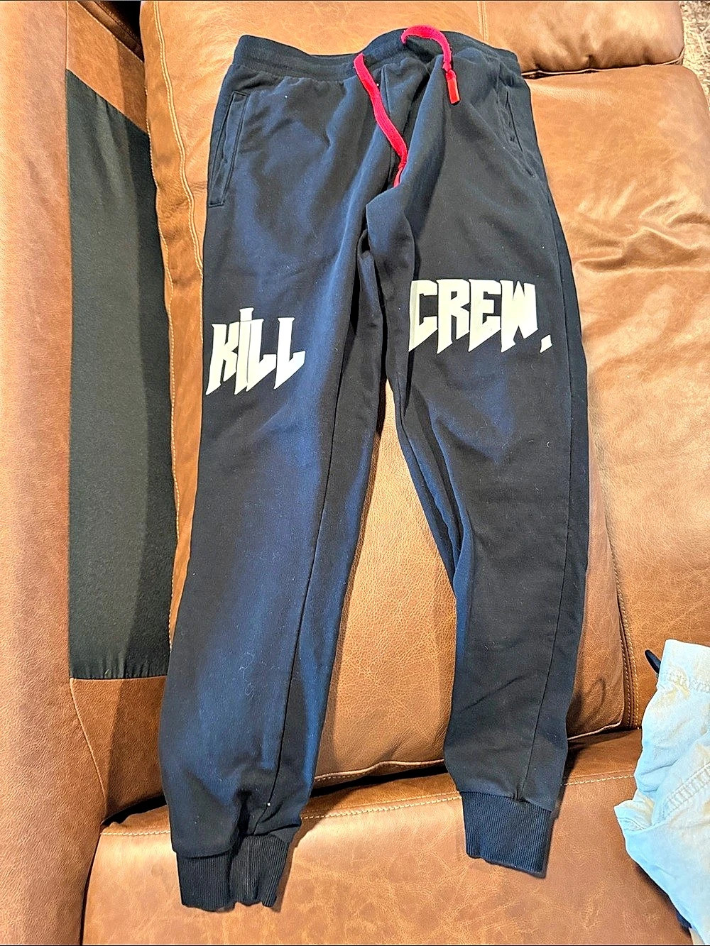 KILLCREW Jogger Sweatpants Black Size Large